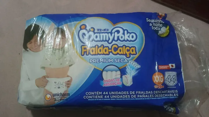 Fralda MamyPoko xxg Premium seca