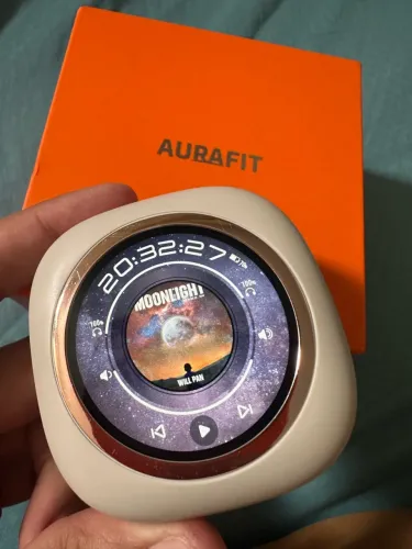 Fone de Ouvido Aurafit X5 Branco com Case Tela