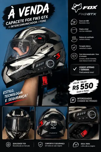 Capacete fw3