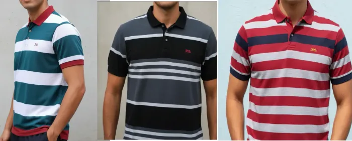 3 camisa polo tng collection com logo em costura tamanho g