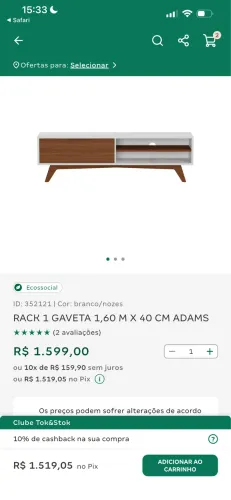 Rack tokstok