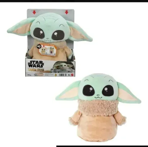 Brinquedo de Pelúcia Grogu Jumping Grogue Baby Yoda Mattel