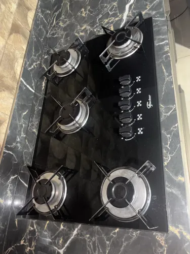 Fogão cooktop 5 bocas