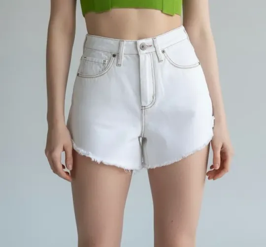 Short jeans branco da OPEN 36