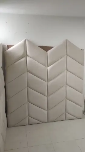 Painel estofado em mdf para cama queen à venda!