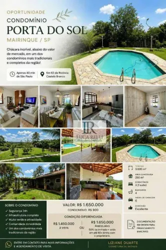Casa com 3 dormitórios à venda, 250 m² por R$ 1.450.000,00 - Condomínio Porta do Sol - Mai