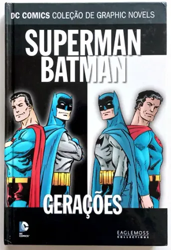 superman/batman gerações - coleção eaglemoss