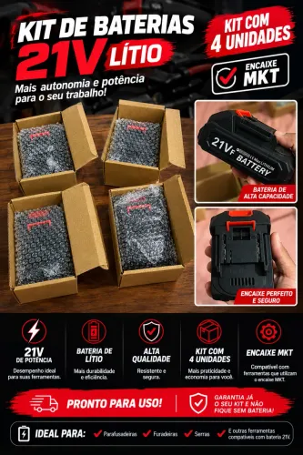 Bateria para furadeira e parafusadeira