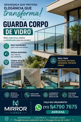 Guarda Corpo em vidro!