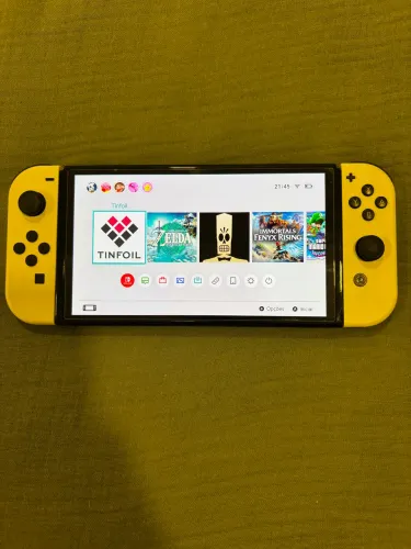 Switch OLED Branco Desbloqueado
