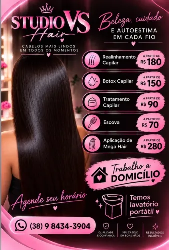 Cabeleireira/salão/festa/eventos