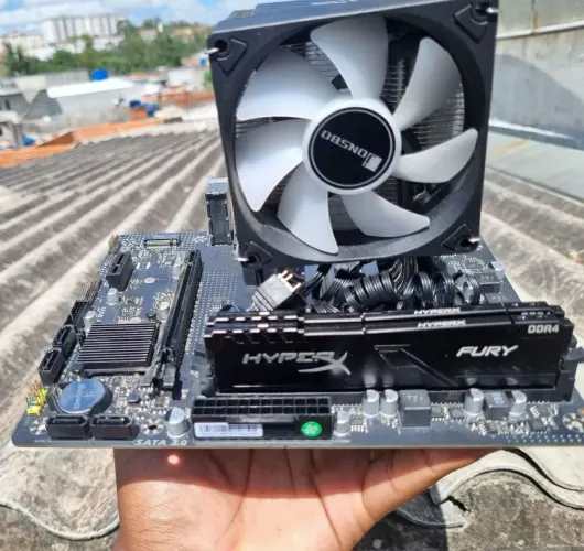 Kit Ryzen 5 5600 + B450M + 16GB RAM 3200MHz (Dual Channel ...