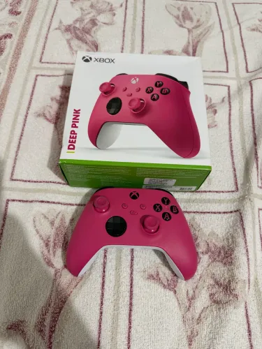 Controle Sem Fio Xbox Series Rosa Microsoft Deep Pink