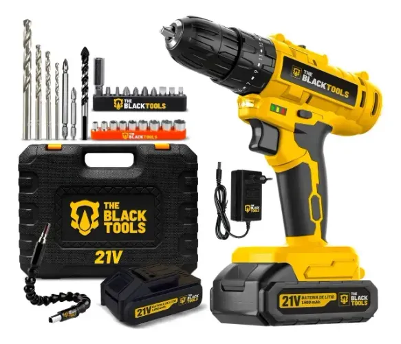 Parafusadeira Furadeira The Black Tools