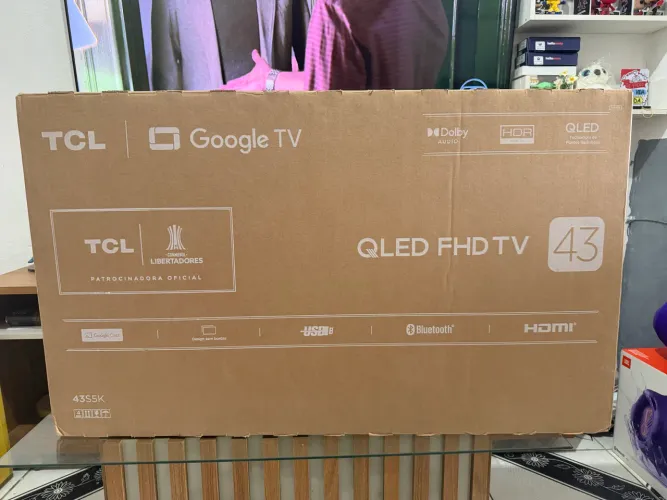 Vendo Smart Tv Qled 43 polegadas TCL nova lacrada 1200