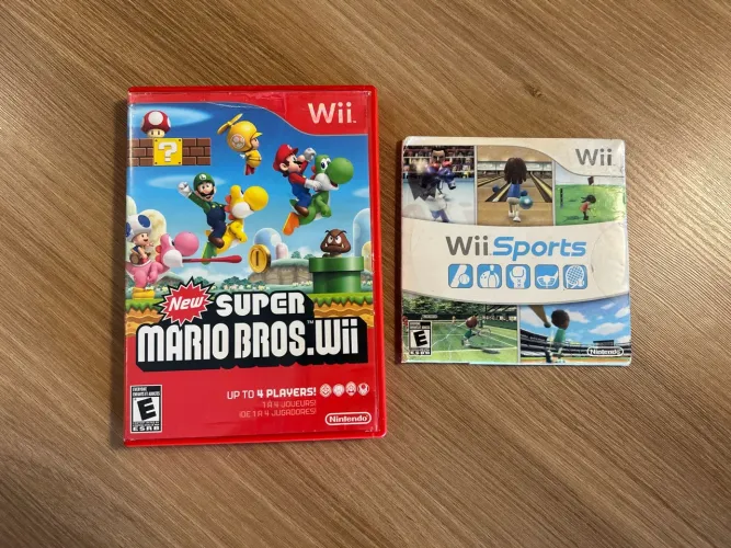 Jogo New Super Mario Bros. Wii + Brinde