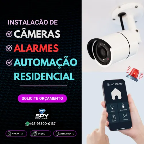 Instalação de câmeras de segurança 
