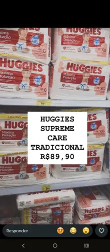 Fralda Huggies alta qualidade todos tamanhos