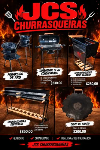 Churrasqueiras a pronta entrega