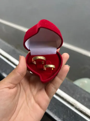 Aliança de ouro 18k