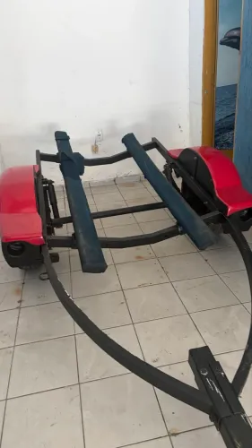 Carreta de jet sky encalhe