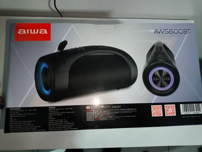 Caixa som Aiwa 