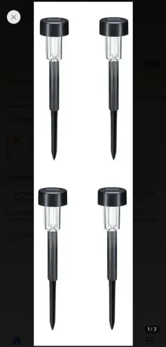Espeto Sinalizador Led para Jardim