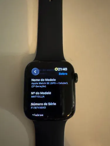 Apple Watch SE 2ª Geração 44mm (GPS + Cellular) - 100% Original / Ler Descrição