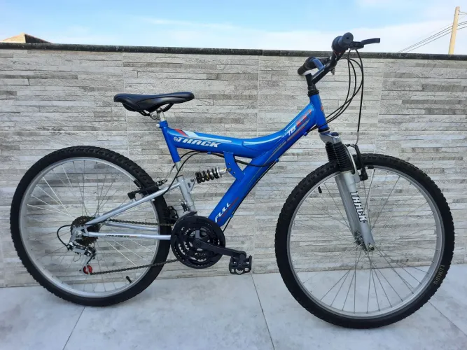 Bicicleta Aro 26 Track Bike/Azul