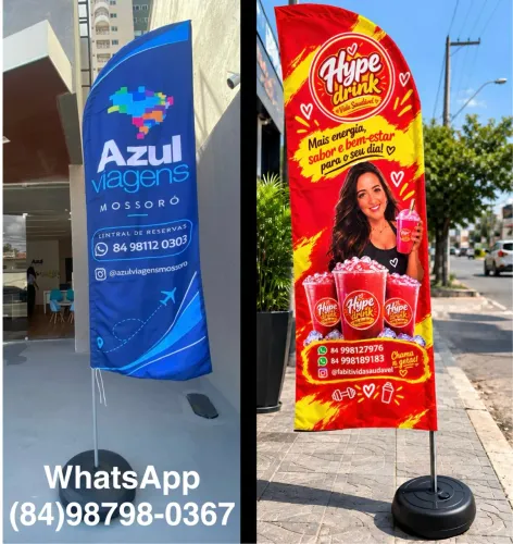 Wind banner personalizado