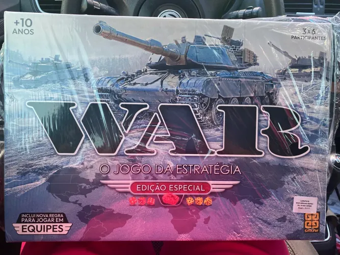 WAR jogo de tabuleiro EDIÇÃO ESPECIAL