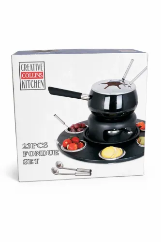 Fondue Set completo! Com 23 peças nuncas usadas 