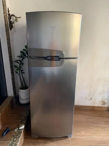 Geladeira Consul inox frost free duplex Crm38 340 Litros