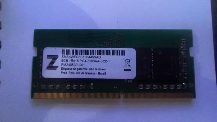Memória Ram Notebook 8gb ddr4