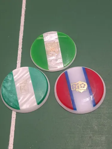 Futebol de botão 3 botões futebol de mesa