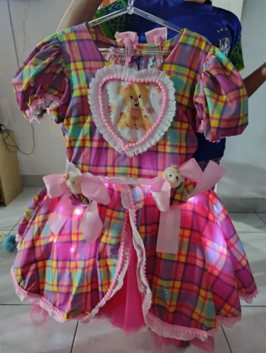 Vestido de quadrilha Tam 6 anos