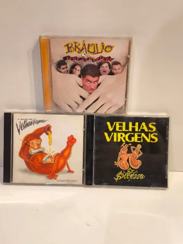 CD Raridades Rock/Humor Nacional Anos 90 (Velhas Virgens e Bráulio)
