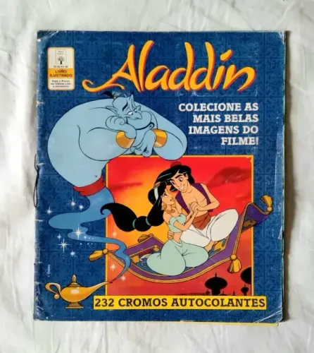 Álbum Figurinhas Aladdin Completo Panini 1993 (Leia Descrição)