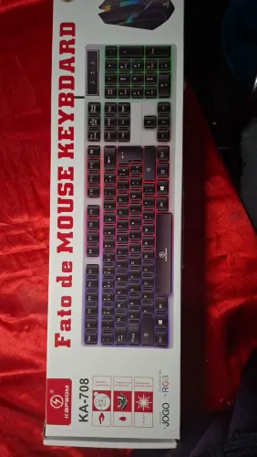 Teclado Gamer RGB Kaboom KA-708 - valor negociável.