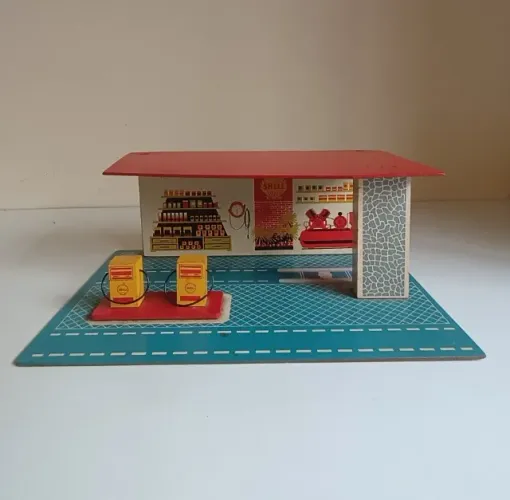 Raríssimo Posto de Gasolina da Brinquedos Coluna- Coleção Brinquedos Antigos Anos 70/80