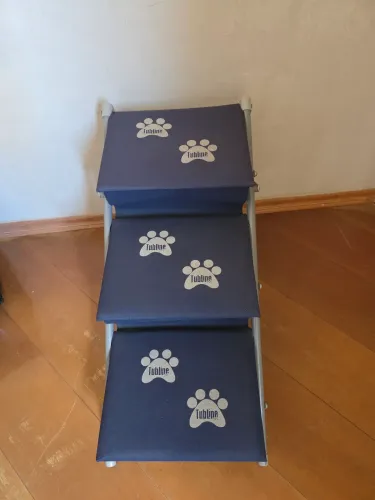 Escadinha pet azul à venda
