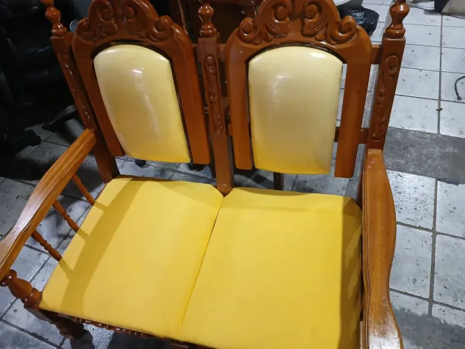 Conjunto estofado ** colonial raridade ?
