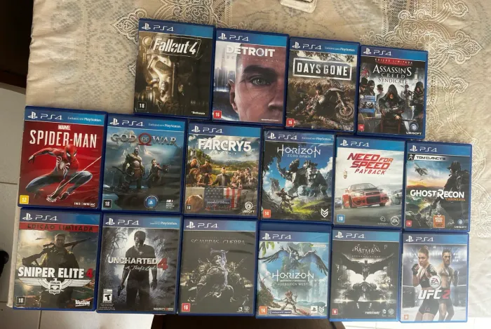 Jogos de ps4 (leia a descrição)