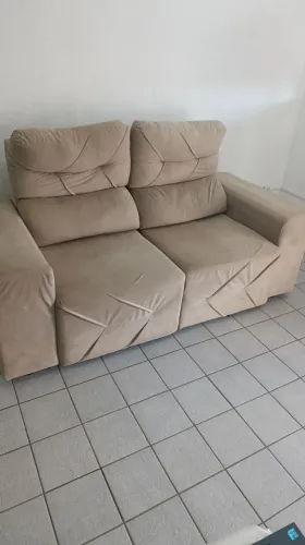 Sofá retrátil de 2 lugares 
