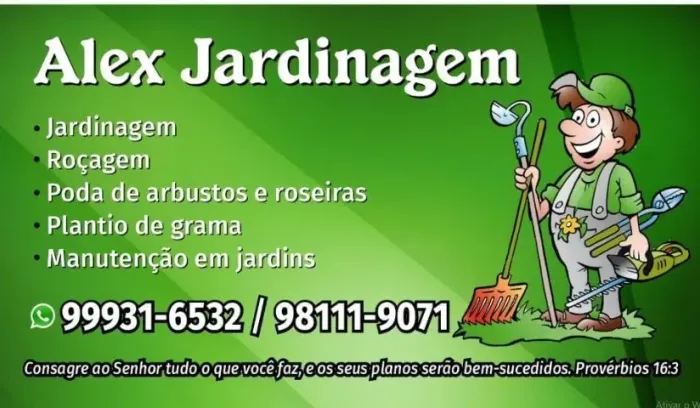 Alex jardinagem (serviços de jardim)