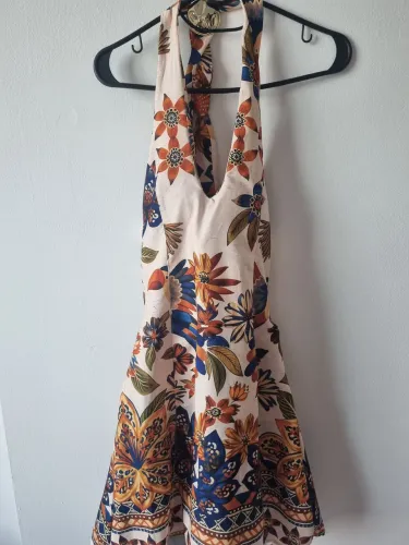 Macaquinho Vestido Estampado Único