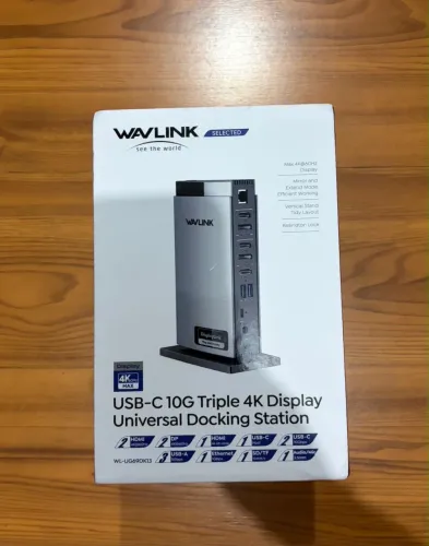 Estação de ancoragem wavlink selected USB-C 10G