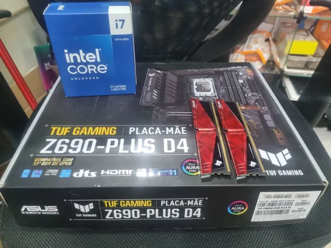 Kit PC GAMER ASUS Z690 + I7 12600K + 32 GB MEMORIA RAM