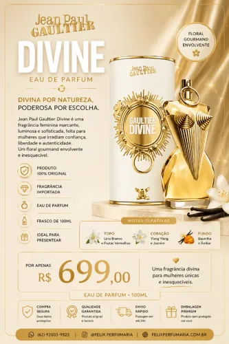 Jean Paul Gaultier Divine Eau de Parfum 100ml Original Importado Lacrado