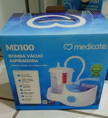 Bomba Vácuo Aspiradora Medicate MD100